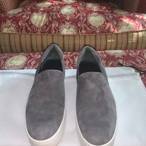 Vince Warren Suede Platform Skate Sneaker